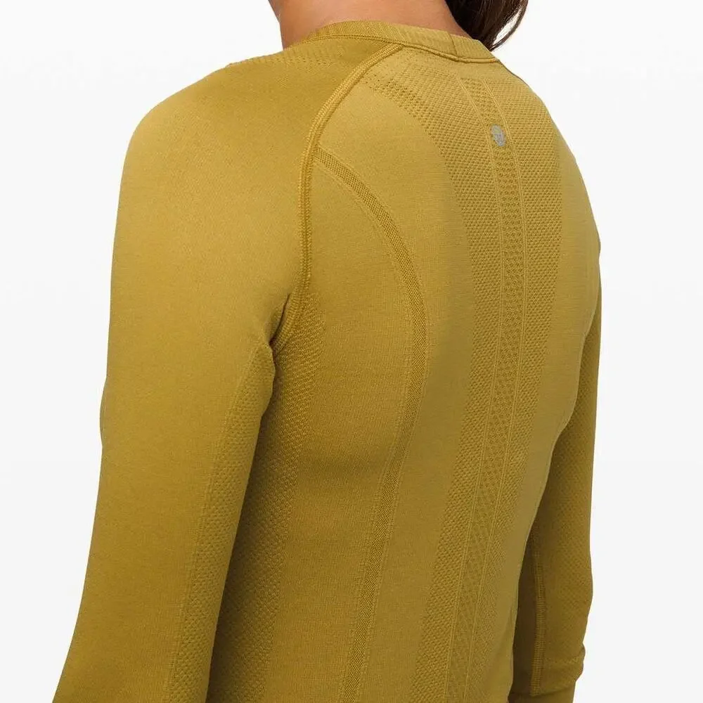 Lululemon Swiftly Tech Long Sleeve Crew Grape Leaf Mesh Silverescent LS Run